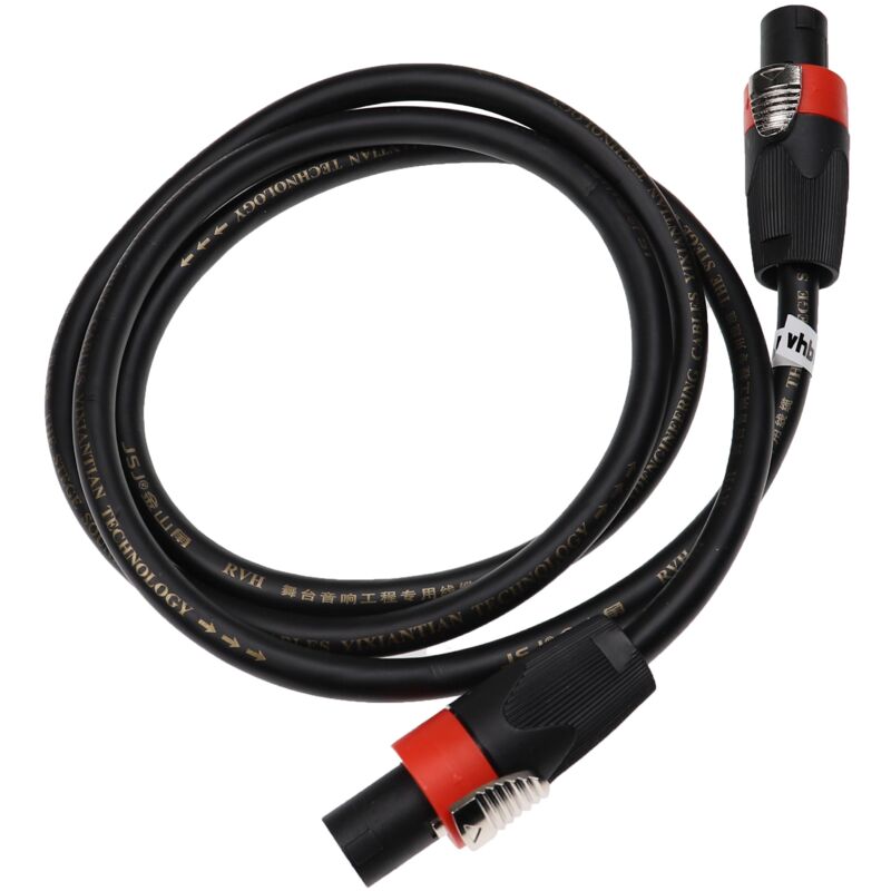 

Cable de conexión compatible con Bose módulo de bajos B1, B2 - cable audio, 1,5 m, negro - Vhbw