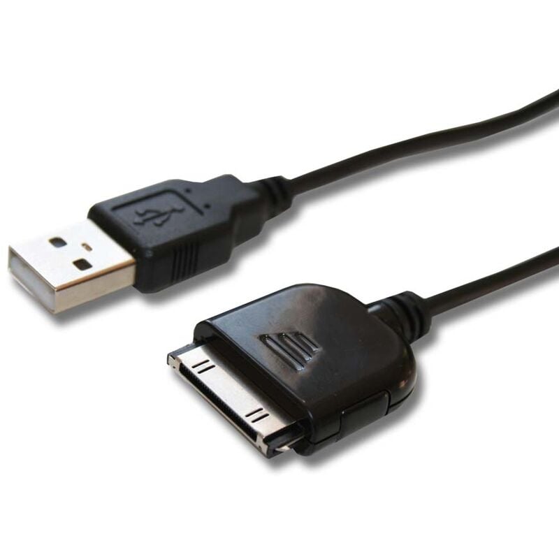 

vhbw Cable de datos USB, cable de carga compatible con Sandisk Sansa C140, C150, C200, C240, C250, E200, E250, E260, E270, E280, Fuze, View