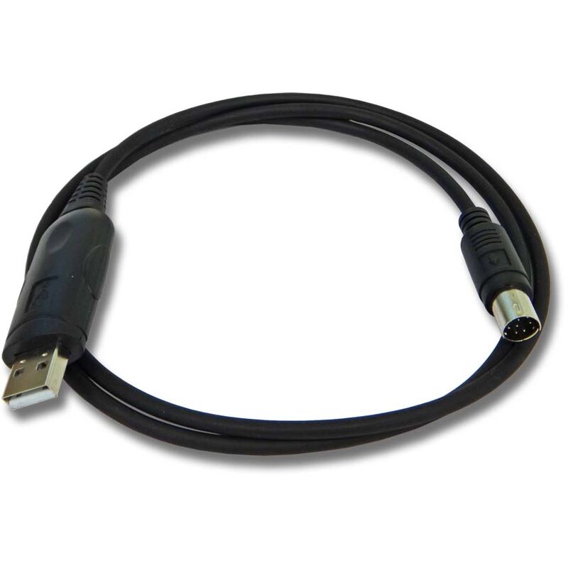 vhbw Câble de programmation USB pour appareils audio Yaesu Vertex FT-100, FT-817, FT-857, FT-897,FT-100D,FT-817ND,FT-857D,FT-897D,VX100 remplace CT-62