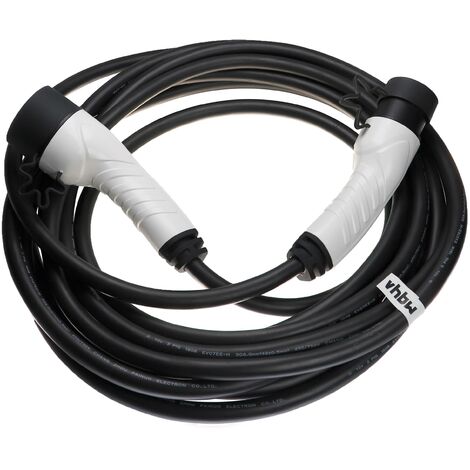 Vhbw - vhbw Câble de recharge type 2 vers type 2 compatible avec Tesla  Model X, Model Y voiture électrique - 1 phase, 16 A, 3,5 kW, 5 m - Câble  antenne - Rue du Commerce