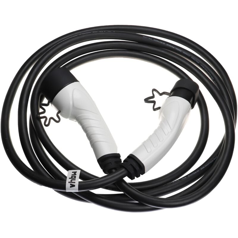 Vhbw - Câble de recharge type 2 vers type 2 compatible avec Renault Rafale phev, 5 e-tech voiture électrique - 1 phase, 32 a, 7 kW, 5 m