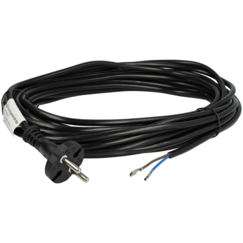 

Cable para alimentación eléctrica compatible con Einhell BT-Serie, BT-VC-Serie, INOX-Serie aspiradoras - 15 m, 4000 W, cable de conexión - Vhbw