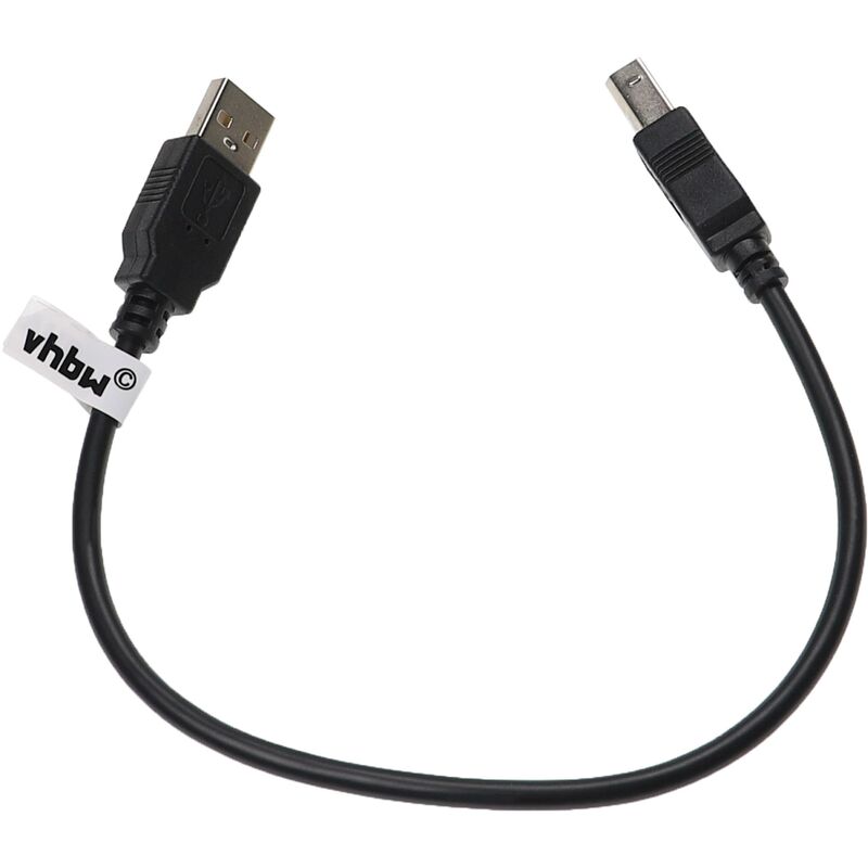 Vhbw - Câble usb a vers usb b pour imprimante, scanner compatible avec Boss Katana MK1 100, Katana MK1 50 - 0,3 m noir