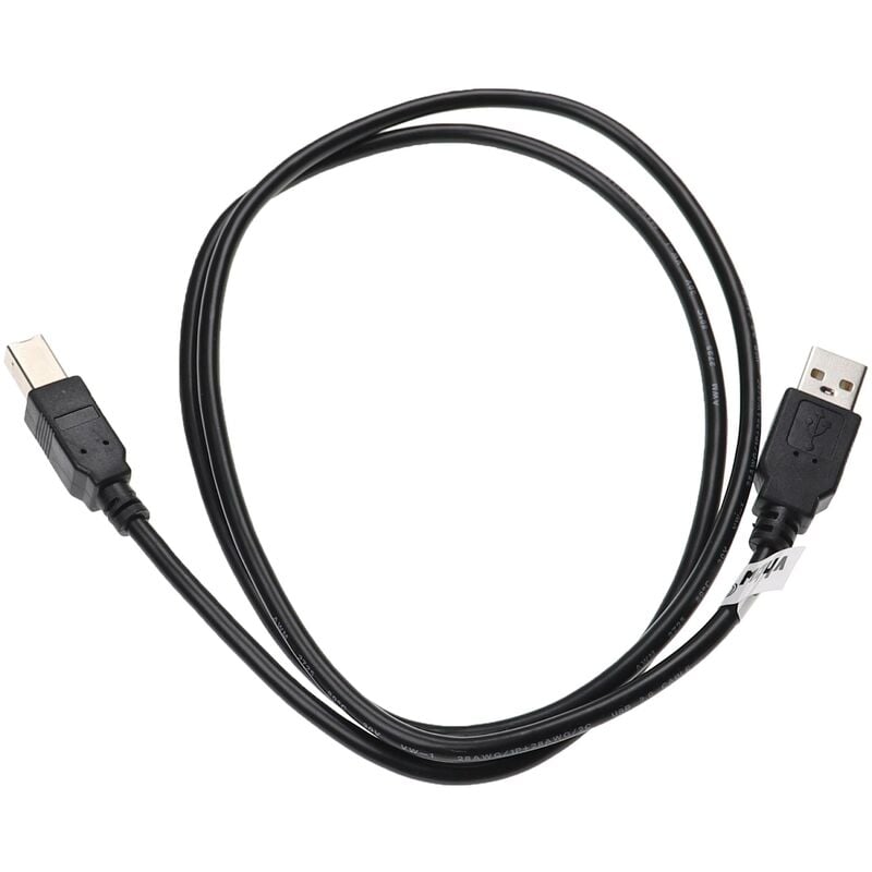 Vhbw - Câble usb a vers usb b pour imprimante, scanner compatible avec Boss Katana MK1 100, Katana MK1 50 - 1 m noir