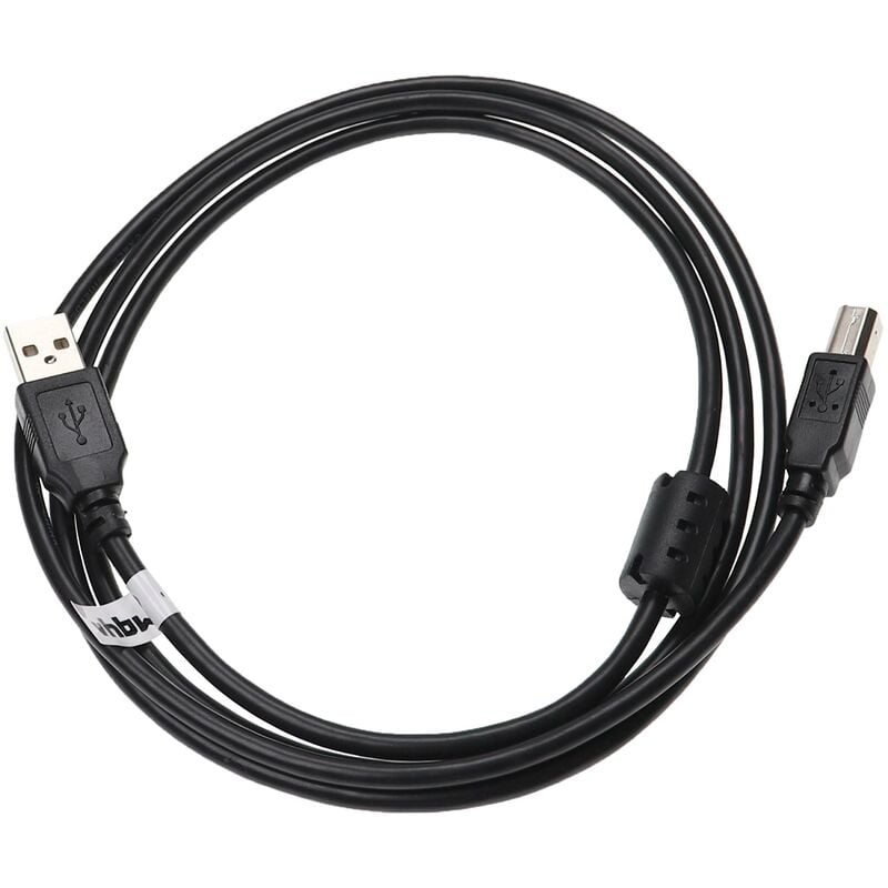 Vhbw - Câble usb a vers usb b pour imprimante, scanner compatible avec Boss Katana MK1 100, Katana MK1 50 - 1,5 m noir