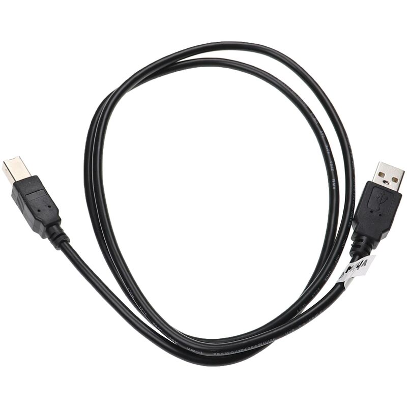 Vhbw - Câble usb a vers usb b pour imprimante, scanner compatible avec Boss Katana MK2 100, Katana MK2 50 - 1 m noir
