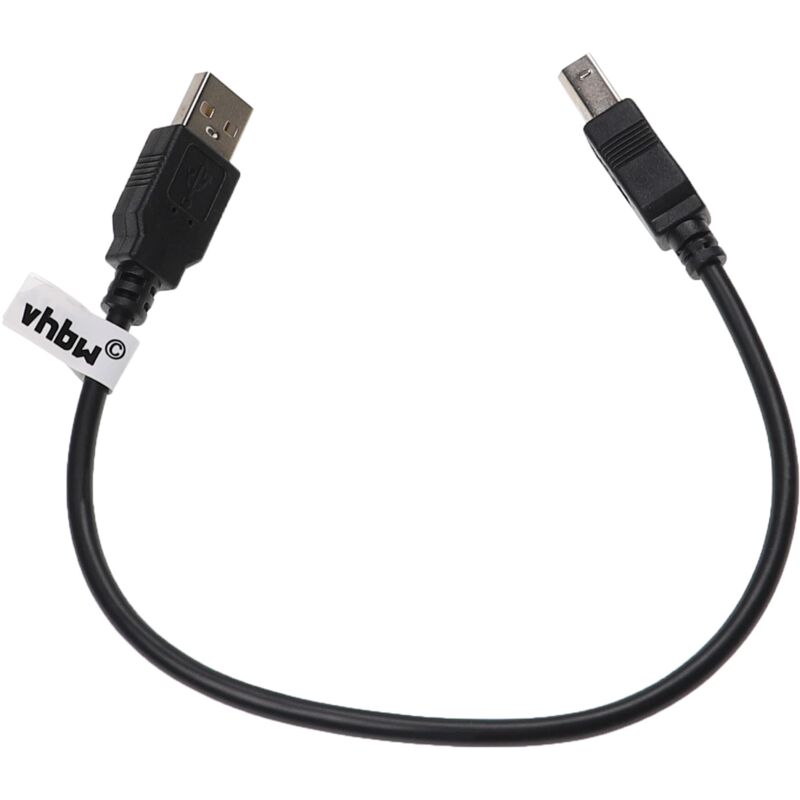 Vhbw - Câble usb a vers usb b pour imprimante, scanner compatible avec Boss Katana MK3 100, Katana MK3 50 - 0,3 m noir
