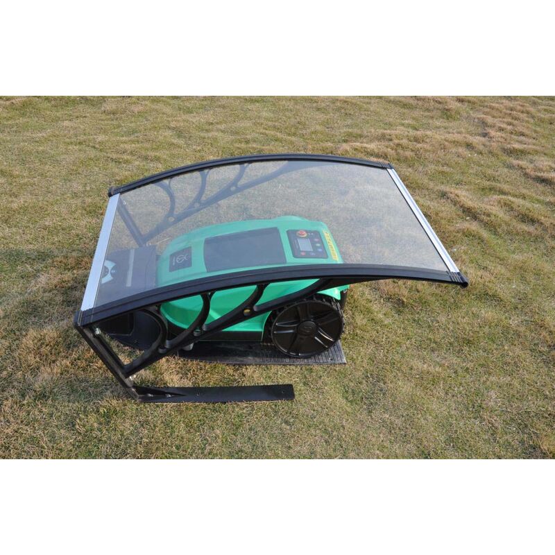 

Capota protectora lluvia, garaje de policarbonato para cortacésped Husqvarna Automower 308, 308x, 310, 315, 320, 330X, 420, 430X, 450X, G1 - Vhbw