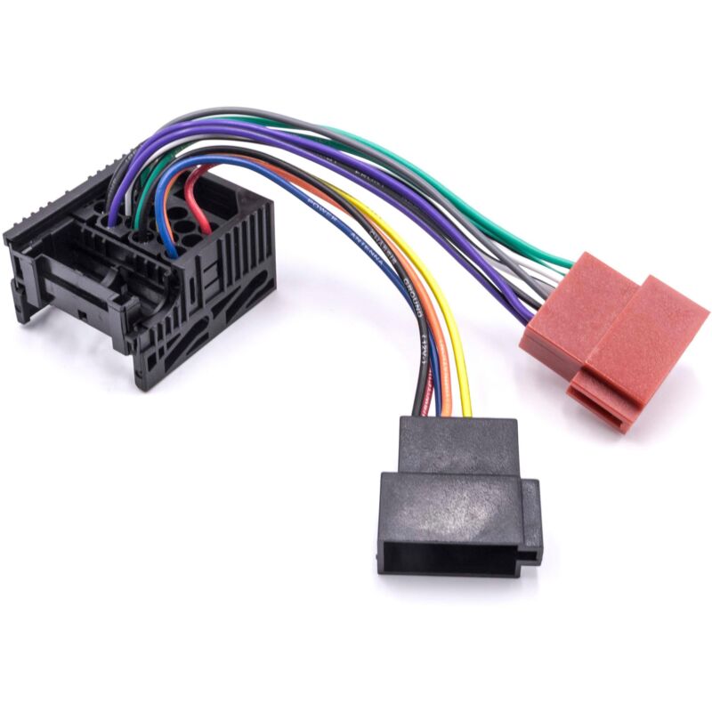 vhbw Car Radio ISO Adapter compatible with Rover MG ZR (2001), ZS (2001), ZT (2001)