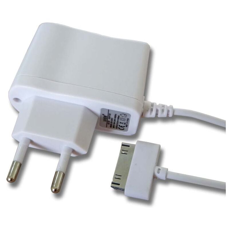 

Cargador 110-220V compatible con Apple iPod mini 5ª generación reproductor MP3 -con conector dock (30 pines) - Vhbw