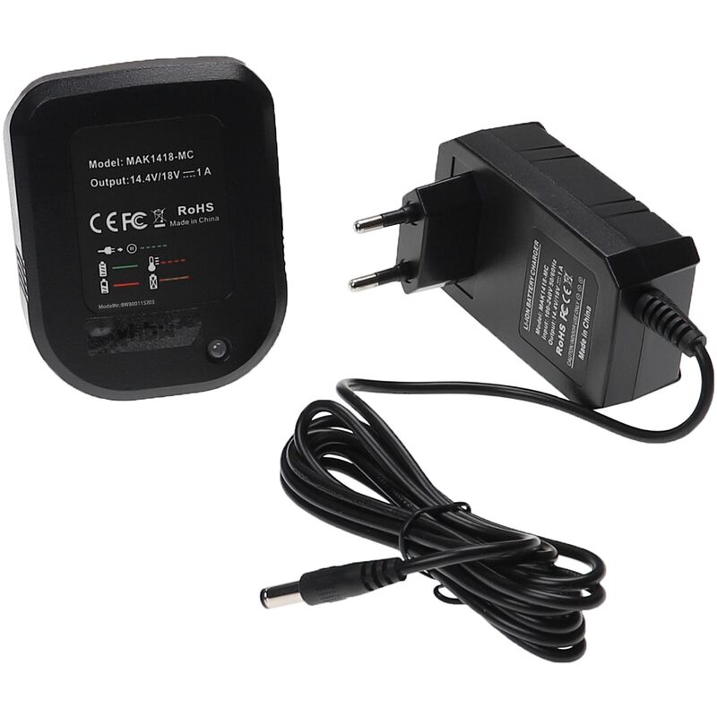

Cargador 220V, cable de carga para Columbia Siat GT-One, GT-H, Smart LXT 10-16, Power HP 19-25; flejadoras, herramientas - Vhbw