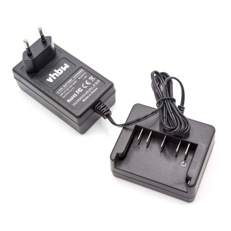 

vhbw Cargador compatible con Bosch 17618, 17618-01, 25618-01, 25618-02, 26618, 3601H61S10, 36618-02, 36618B, 37618 herramientas, baterías