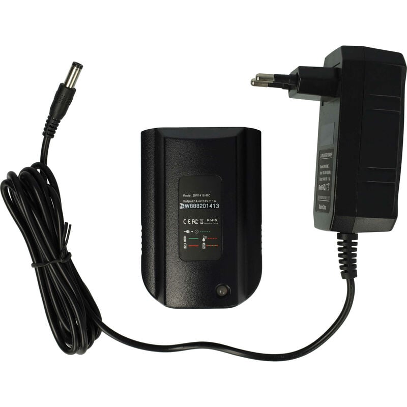 

Cargador compatible con Dewalt DCB200, DCB201, DCB201-2, DCB203, DCB204, DCB205, DCB206 baterías Li-Ion para herramientas (21V) - Vhbw