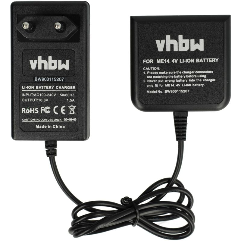 

Cargador compatible con Metabo ULA 14.4-18 LED, ULA 14.4 6.02311.00 herramientas, baterías de Li-Ion (14,4V) - Vhbw