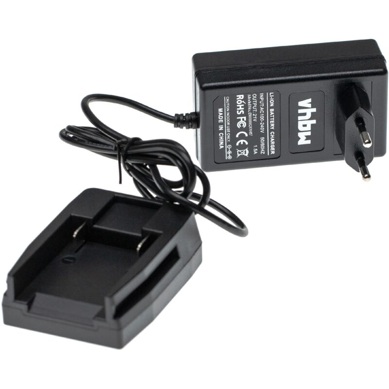 

Cargador compatible con Rockwell RK1809K2, RK2701K, RK2800, RK2800K, RK2800K2, RK2810, RK2810K herramientas, baterías de Li-Ion (21V) - Vhbw