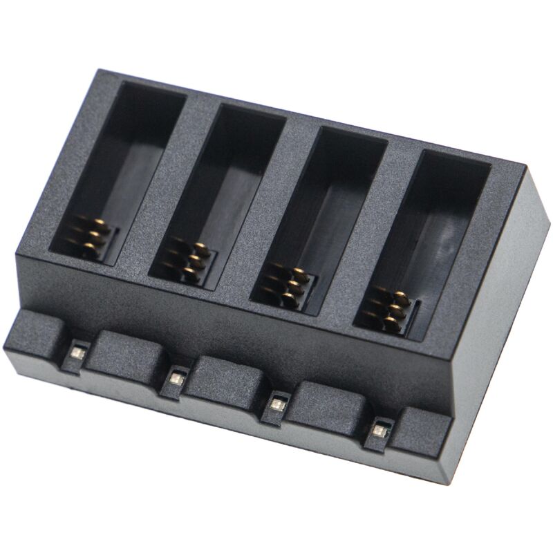 

Cargador de 4 compatible con Parrot MiniDrone Rolling Spider, Night, Race drones (múltiple) - Con puerto micro USB - Vhbw