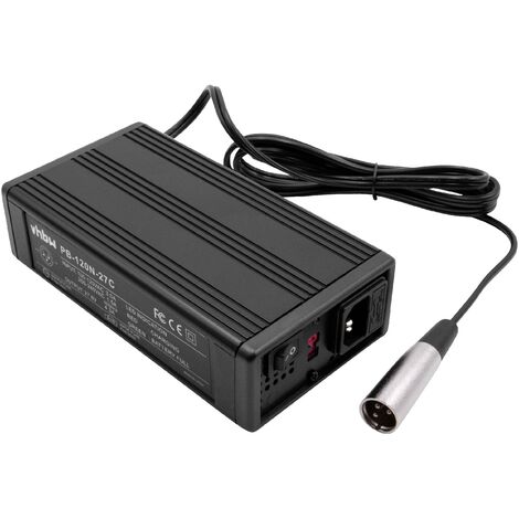 vhbw caricabatterie compatibile con Ambrogio Twenty 29 Elite batterie Li-Ion di robot tagliaerba (24V)