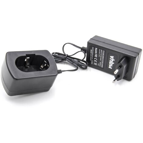 vhbw caricabatterie compatibile con Makita UB120DWB, UB121D, UB140D, UB140DWA, UB140DWB, UB181D, UB181DZ, UC120D batterie Ni-Cd, NiMH di attrezzi