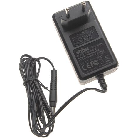 vhbw caricabatterie compatibile con Rowenta Air Force 360 RH9037, Air Force 360 RH9057, Air Force 360 RH9051 aspirapolvere portatile a batteria