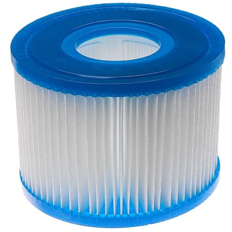 Vhbw Cartouche filtrante compatible avec Intex EasyPool piscine, pompe de  filtration - Filtre à eau, blanc / bleu