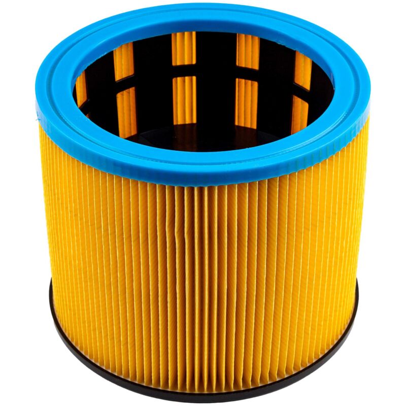 vhbw Cartridge Filter compatible with Starmix GS, AS, NSG, HS Vacuum Cleaner - Blue Yellow 7200 cm²
