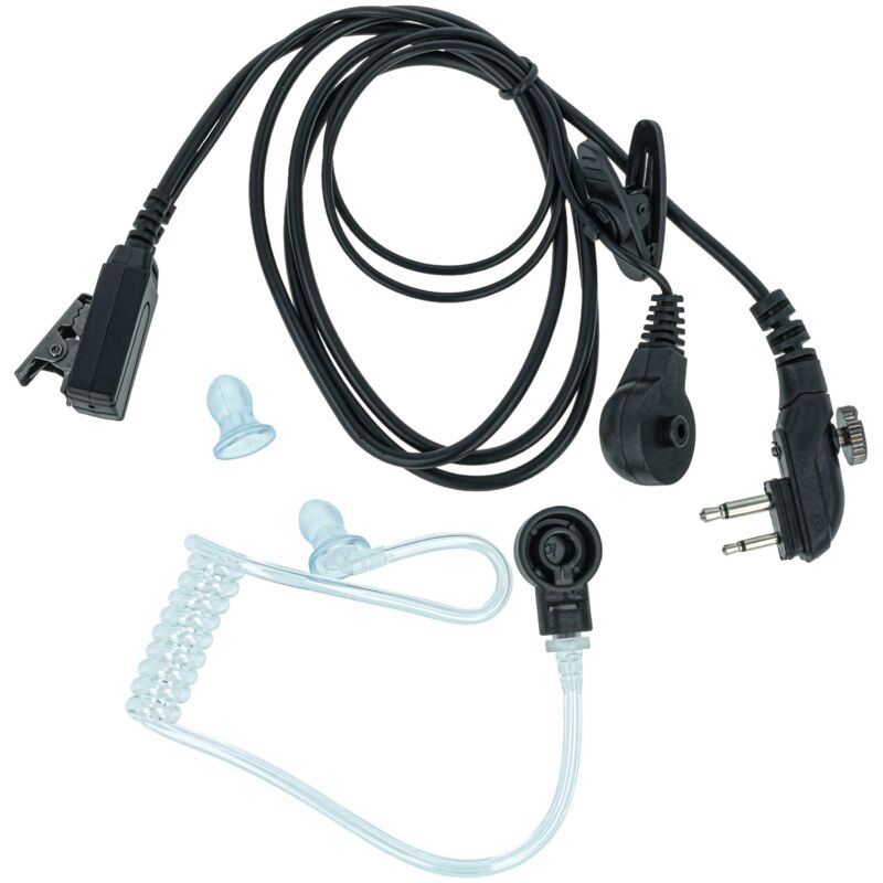 Vhbw - Oreillette compatible avec HYT/Hytera TD510, TD520, PD560, TC620, PD500 radio talkie-walkie avec microphone Push-to-Talk