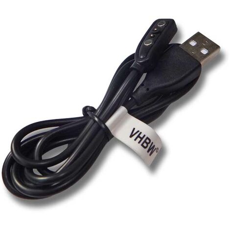 vhbw stazione di ricarica USB compatibile con Garmin Fenix 245478, 245073,  347732 smartwatch - Docking station con