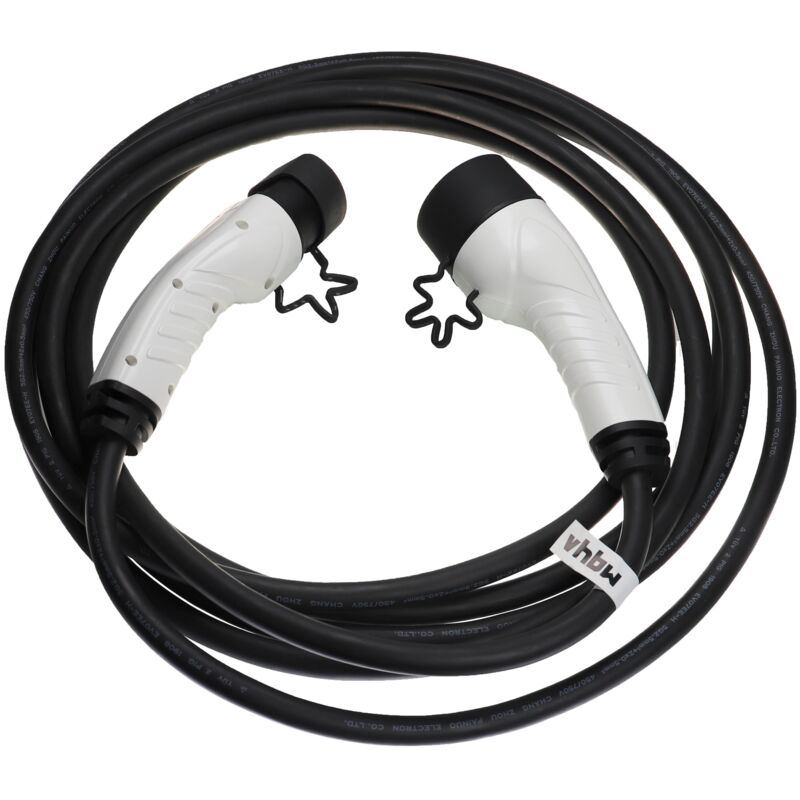 Image of Cavo di ricarica tipo 2-tipo 2 compatibile con Peugeot e-Partner auto elettrica - trifase 16 a 11 kW 7 m - Vhbw