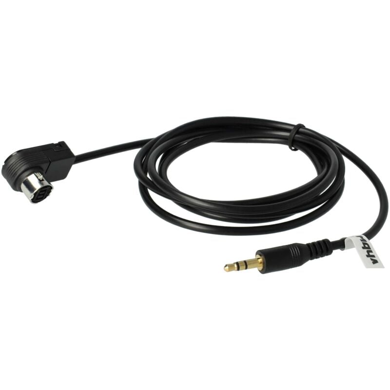 Câble adaptateur de ligne aux Radio compatible avec Alpine CDA-9884R, CDA-9885R, CDA-9886R, CDA-9887R, DVA-7996R, DVA-9860R voiture, véhicule - Vhbw