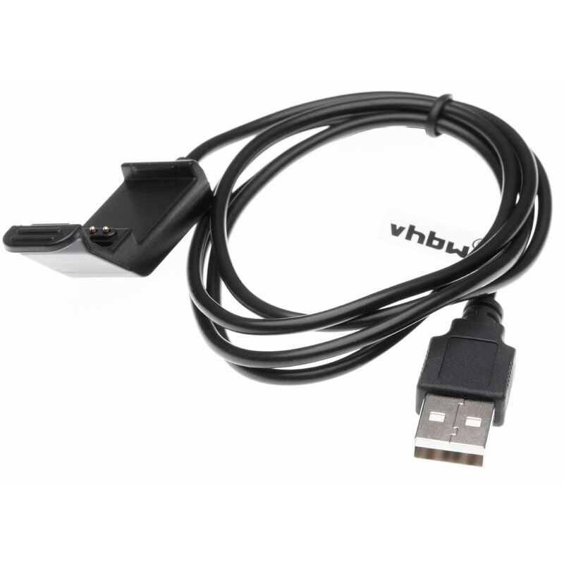 vhbw câble de chargement 100cm station de recharge convient pour Garmin Edge 20, 25 compteur vélo GPS Câble de remplacement Câble de données