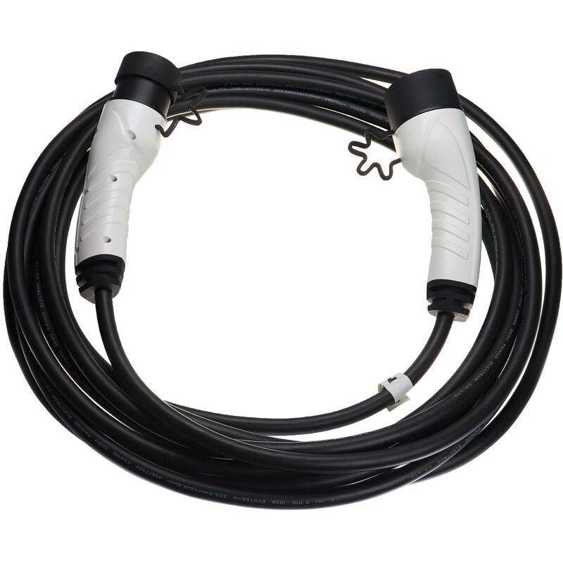 Vhbw - Câble de recharge type 2 vers type 2 compatible avec mg Electric mg hs, MG4, MG5 voiture électrique - 1 phase, 16 a, 3,5 kW, 10 m
