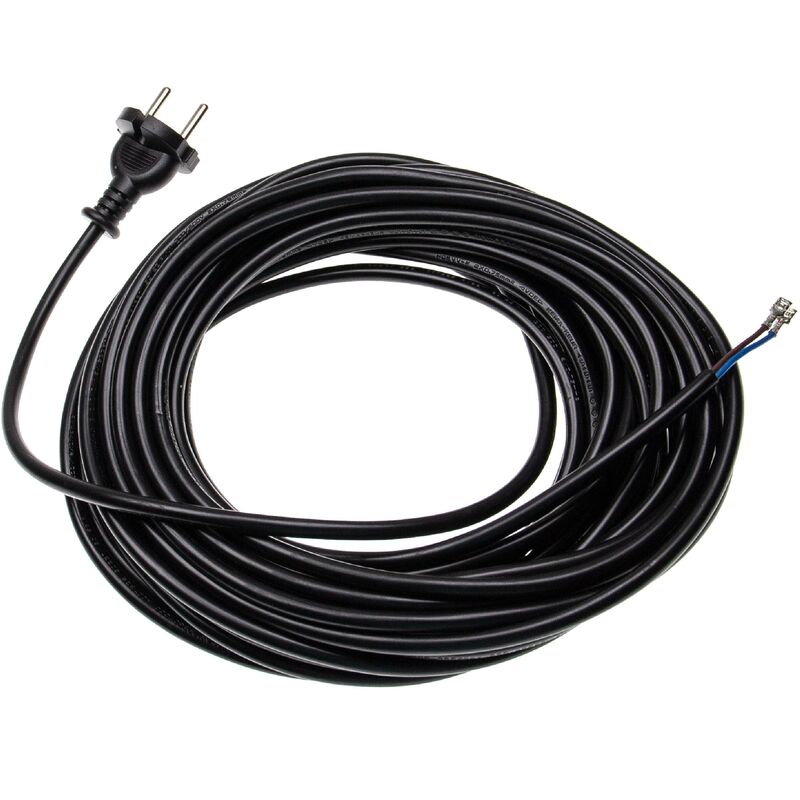 Câble électrique compatible avec Nilfisk GS-Serie aspirateurs - 15 m, 1000 w - Vhbw
