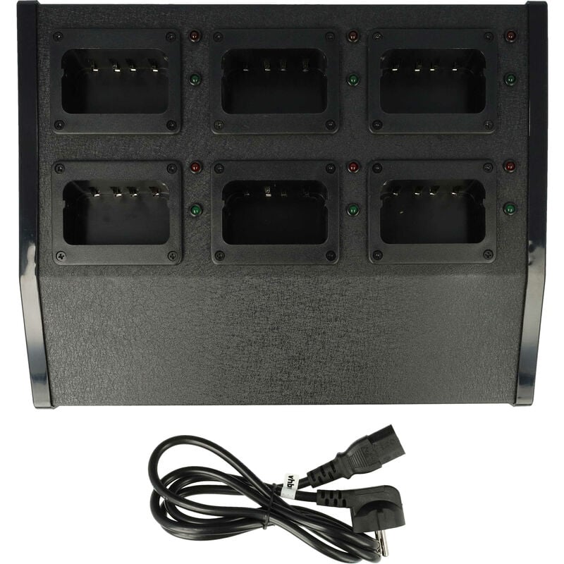 Chargeur Câble de chargement 220V pour radio Kenwood TK-3202E3, TK-3206M, TK-3206M3, TK-3207, TK-3212, TK-3212M, TK-3217, TK-3300, TK-3300UP - Vhbw