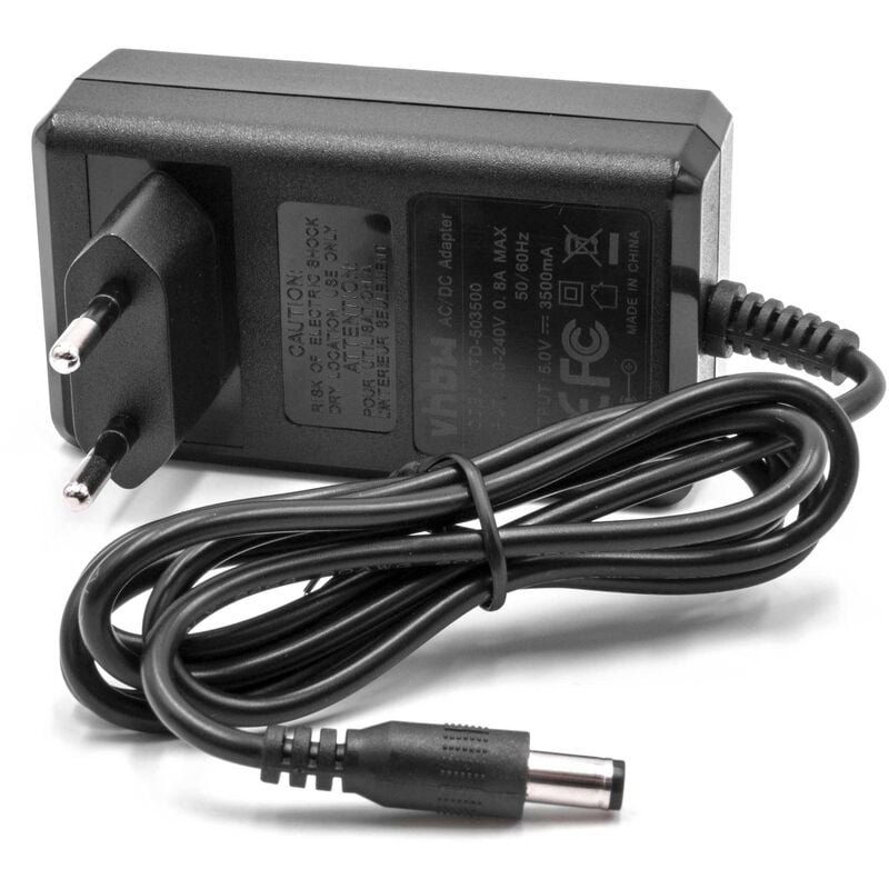 Chargeur câble d'alimentation compatible avec Compex fit 5.0, SP6.0, SP8.0, Wireless électrostimulateur - Vhbw