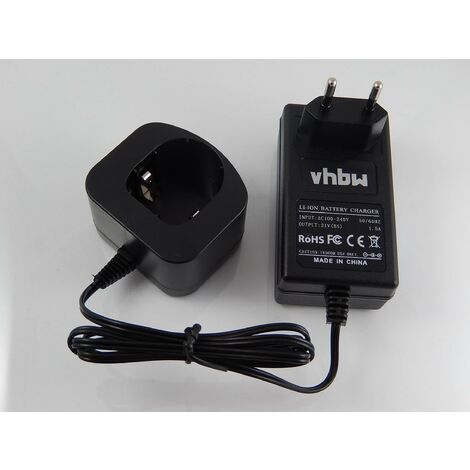 vhbw Chargeur compatible avec batteries Li-Ion (18V) matériels Ryobi P710, P711, P715, P716, P730, P731, P740, P741, P780, P813, P835.