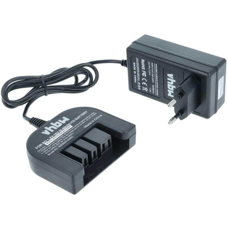 Vhbw - Chargeur compatible avec Black & Decker FS120B, FSB12, Firestorm FS140BX, Firestorm FSB12 batteries Ni-Cd, NiMH d'outils, 1,2-18V, 1AV