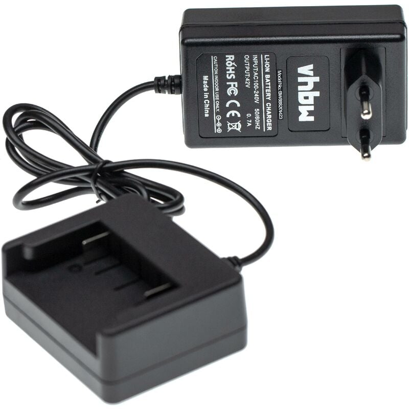 Vhbw - Chargeur compatible avec Bosch 18636-01, 18636-02, 18636-03, 38636-01, DDH361-01, gbh 36 V-Li d'outils - batteries de (42V) Li-Ion