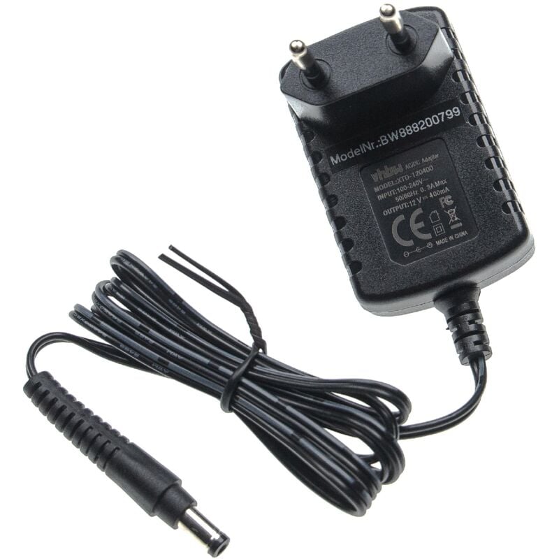 Vhbw - Chargeur compatible avec Braun Silk-épil 2550, 2570, 2590, 2770, 2790, 3170, 3175, 3180, 3240, 3270, 3275, 3280, 3321 épilateur - 108,5 cm