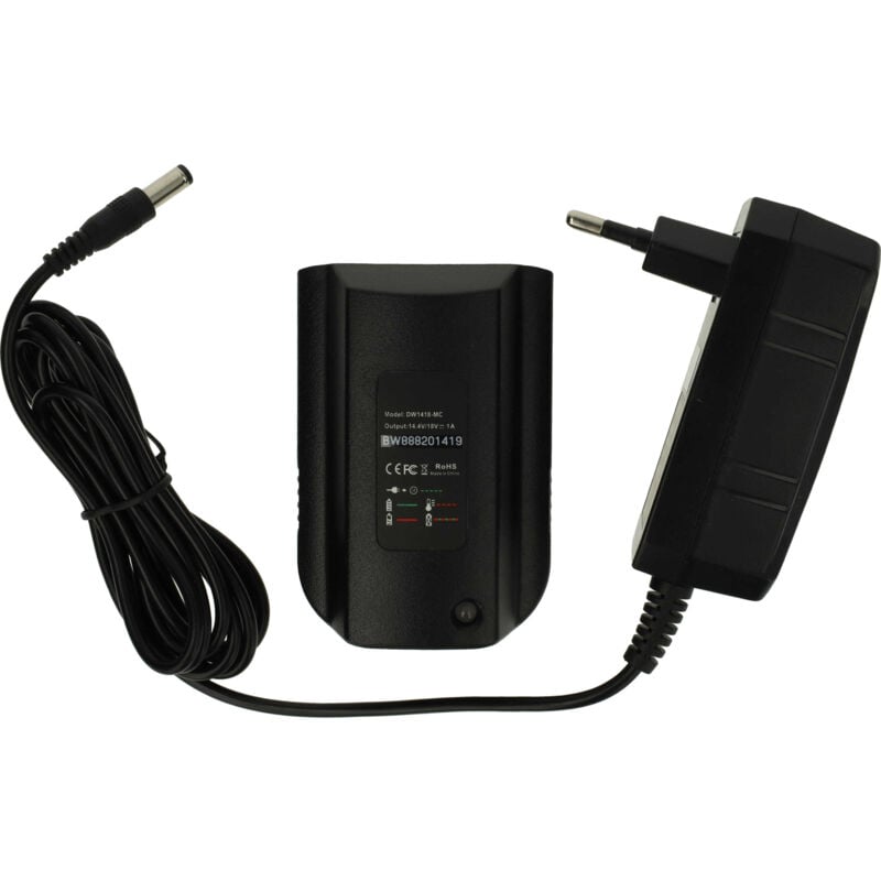 vhbw Chargeur compatible avec Dewalt DCD730M2, DCD732, DCD731, DCD732M2, DCD732D2, DCD732P2, DCD730L2 batteries Li-ion d'outils