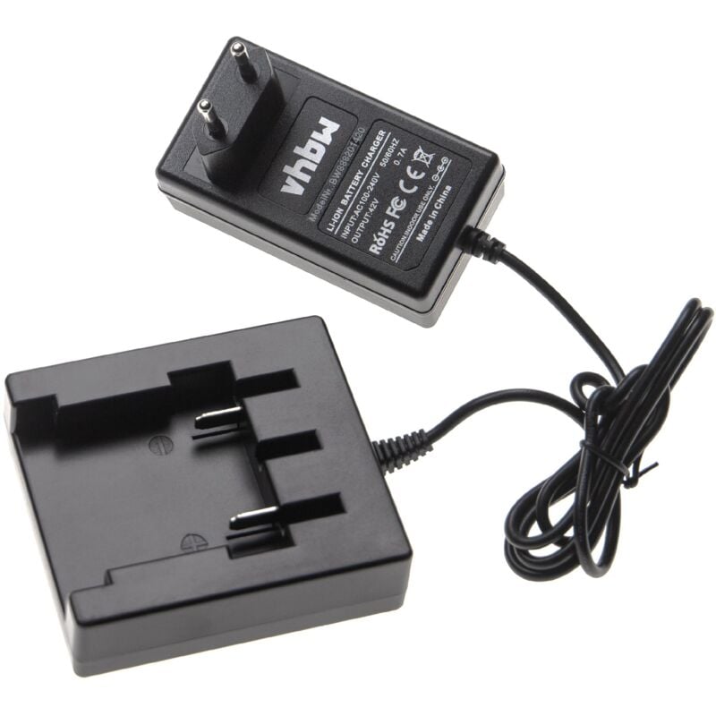 vhbw Chargeur compatible avec Cramer 40CS12, 40CS15, 40HD61, 40LM35, 40LM41, 40PHA, 40PS, 40T05, 40T07, 40V110 batteries Li-ion d'outils