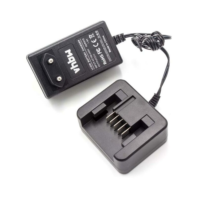 Vhbw - Chargeur compatible avec Milwaukee 48-11-1815N, 48-11-1828, 48-11-1840, 48-11-1850, B41A, B41B, M18 batteries Li-ion d'outils (18V)
