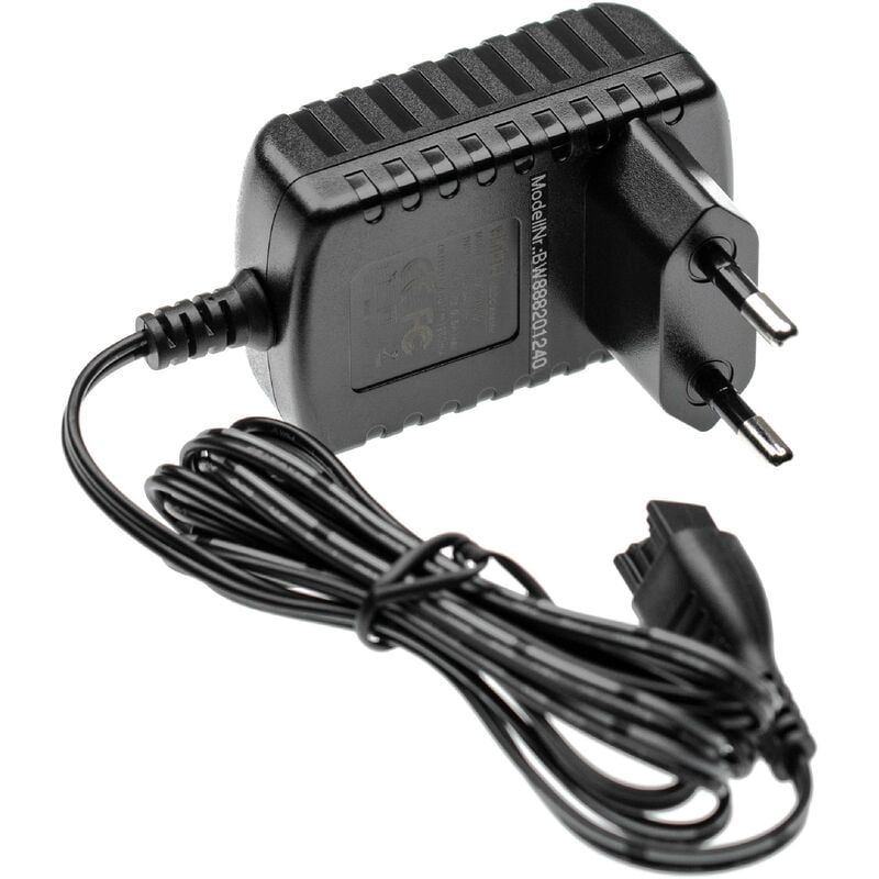 vhbw Chargeur compatible avec Panasonic ER-SB40, ER-SB60, ER-SC40, ER-SC60, ES-CV51, ES-LT2A, ES-LT2N, ES-LT4 Rasoirs