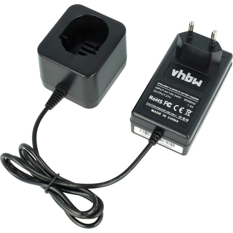 Vhbw - Chargeur d'alimentation 220V pour outil Dewalt 2872KQ, 2898B, 2898K, 397745-01, DC020, DC212, DC212B, DC212KA, DC212KB, DC212KZ, DC212N