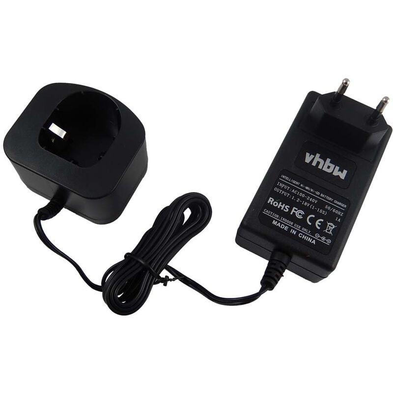 Vhbw - Chargeur compatible avec Ryobi B-8286, B-1442T, BID-1801M, BCP1817/2SM, BPL-1815, BPL1414 batteries Ni-Cd, NiMH d'outils