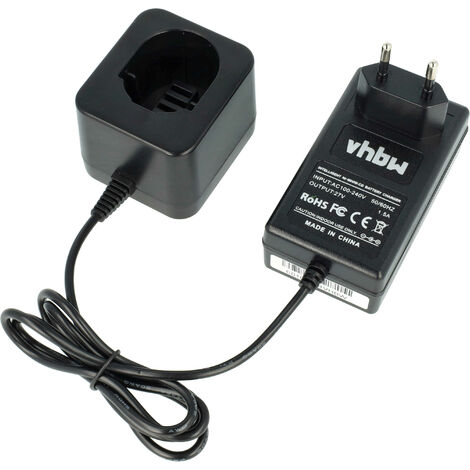 vhbw Chargeur d'alimentation câble de chargement 220V pour batterie d'outil Roller 571510, 571513