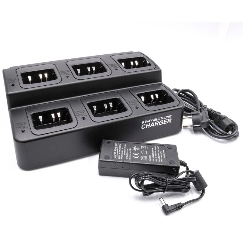 Chargeur de batterie Câble de chargeur radio Kenwood 220V KNB-29, KNB-29N, KNB-30, KNB-30A, KNB-30N, KNB-53, KNB-53N - Vhbw