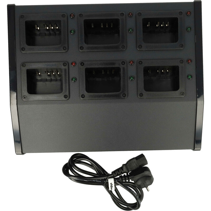 Vhbw - Chargeur de batterie compatible avec Kenwood TK-2168, TK-2170, TK-2170E batterie de radio, talkie walkie (station, câble)