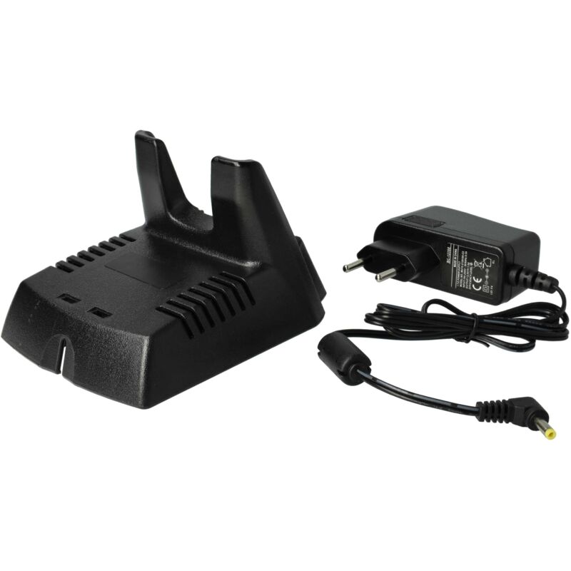 Vhbw - Chargeur compatible avec Vertex VXA-220 Pro vi, VXA-300 Lite batteries de radio - Socle + Prise, 7,2 v, 0,4 a