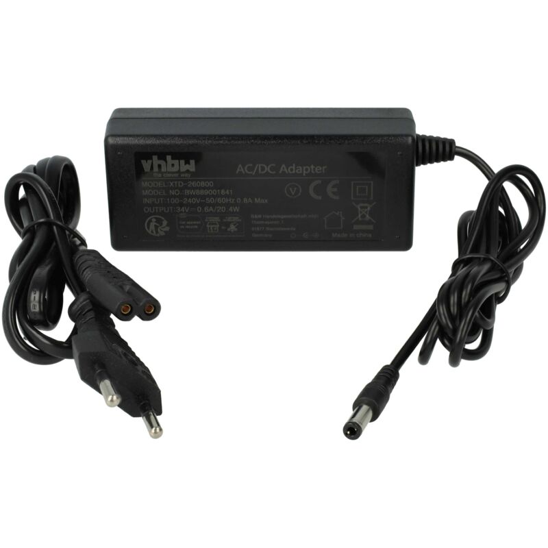 Vhbw - Chargeur remplacement pour Dirt Devil 0777004 pour aspirateur balai sans fil ou à main