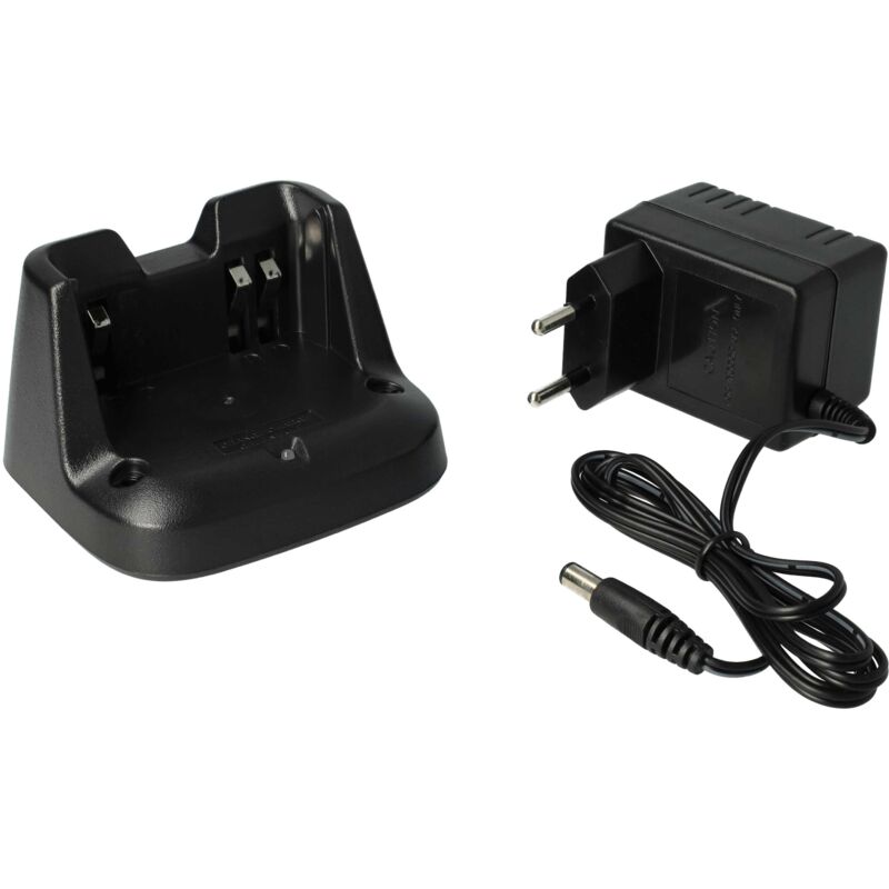 Chargeur Talkie Walkie compatible avec Icom IC-F3101D, IC-F3102D, IC-F3103D (chargeur, cordon secteur) - Vhbw